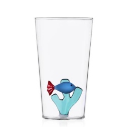 Bomboniera battesimo Ichendorf Milano bicchiere longdrink pesce blu