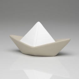 Bomboniera battesimo Via Veneto barca origami