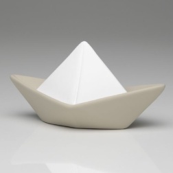 Bomboniera battesimo Via Veneto barca origami