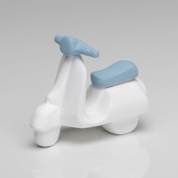 Bomboniera battesimo bambino Via Veneto vespa