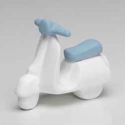 Bomboniera battesimo bambino Via Veneto vespa