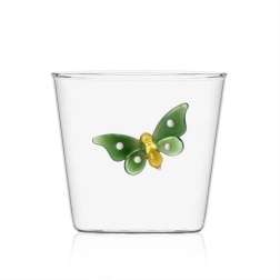 Bomboniera comunione Ichendorf Milano bicchiere farfalla verde