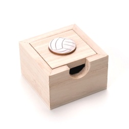 Bomboniera solidale cresima Regali di cuore scatola pallavolo