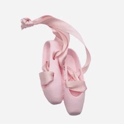 Bomboniera cresima coppia scarpe danza rosa