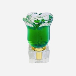 Bomboniera compleanno profumo rosa verde