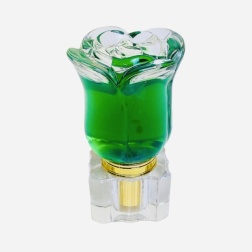 Bomboniera compleanno profumo rosa verde