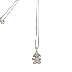 Bomboniera battesimo collana bambina zirconi argento 925