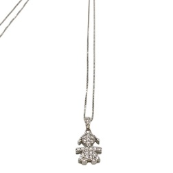 Bomboniera battesimo collana bambina zirconi argento 925
