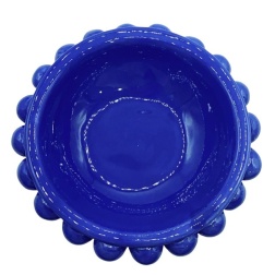 Bomboniera matrimonio ciotola pigna blu