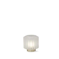 Bomboniera battesimo Fantin argenti lampada bianca
