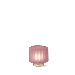 Bomboniera battesimo Fantin argenti lampada rosa