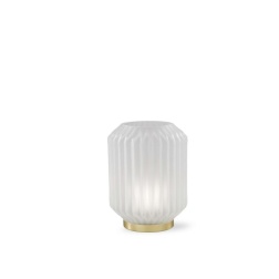 Bomboniera matrimonio Fantin argenti lampada bianca grande