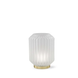 Bomboniera matrimonio Fantin argenti lampada bianca grande